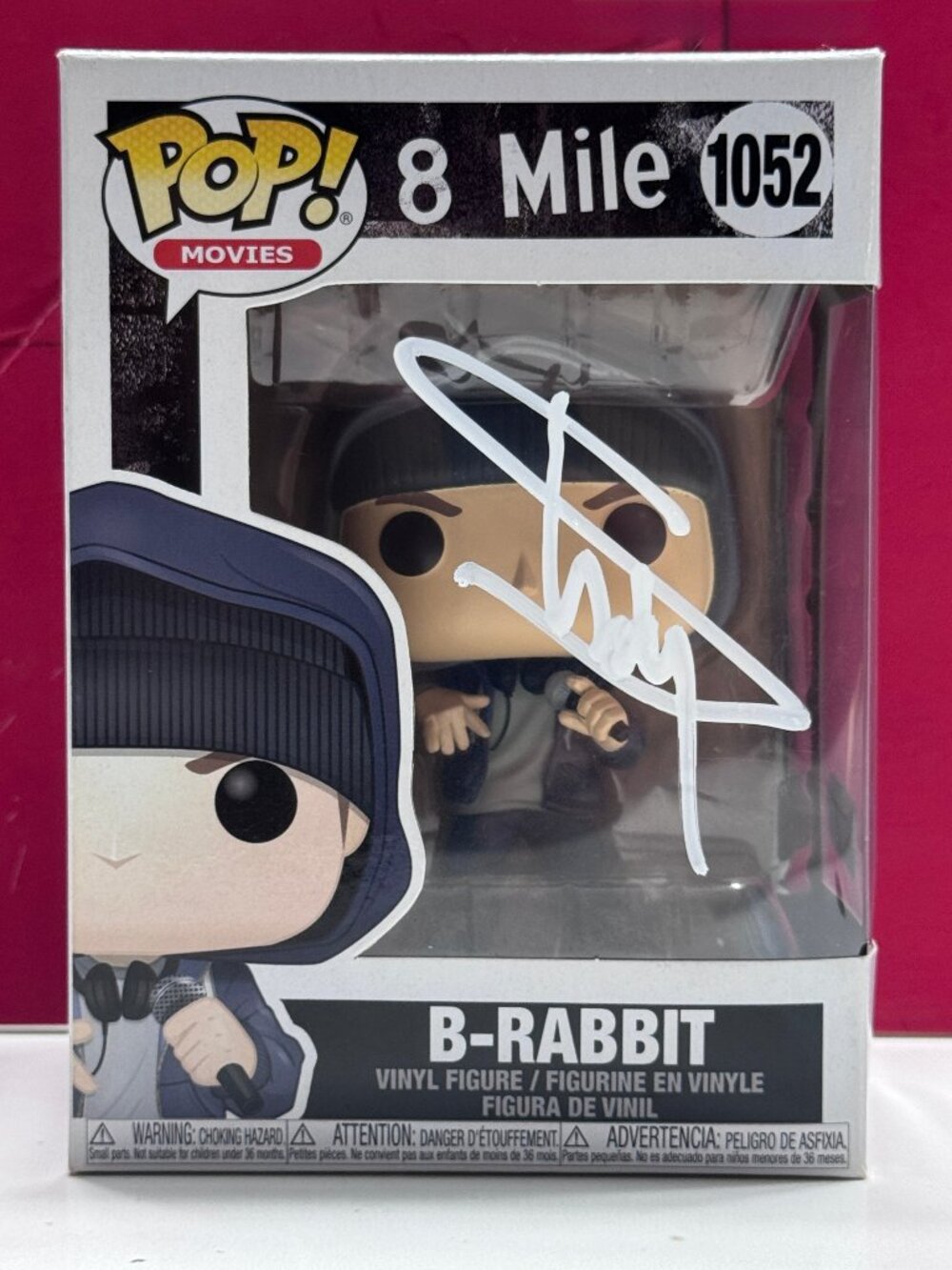 FUNKO POP! 8 MILE - B-RABBIT #1052 Signed by Eminem RARE COA AUTHENTIC